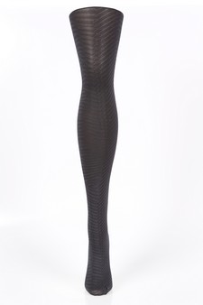 Lady's Zenith Texture Design Fashion Tights style 2