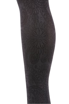 Lady's Daisy with Paisley Design Fashion Tights style 3
