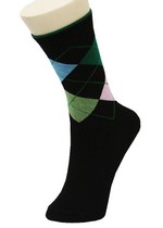TIC TAC TOE ARGYLE CREW SOCKS style 2