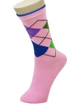 TIC TAC TOE ARGYLE CREW SOCKS style 4