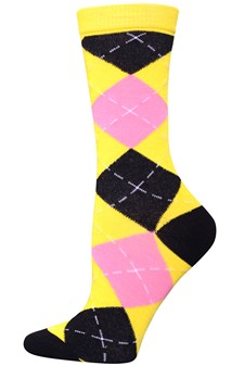 Argyle crew socks style 6