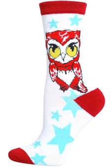 SOLD OUT----OWL SOCKS (CREWS) style 6