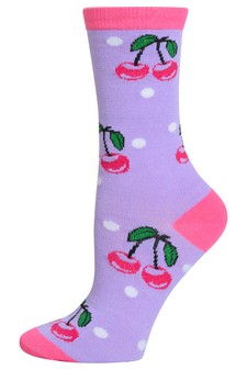 *** NY ONLY - Cherry crew socks! style 6