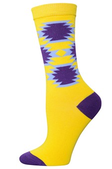Navajo Brights Crew Socks style 3