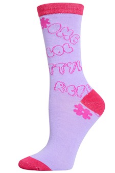 LOL, ROFL, # Lady's Novelty Crew Socks style 4
