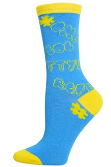 LOL, ROFL, # Lady's Novelty Crew Socks style 6