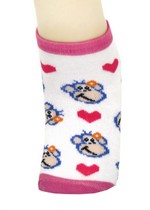 MONKEY AND HEARTS LOW CUT SOCKS style 3