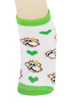 MONKEY AND HEARTS LOW CUT SOCKS style 4
