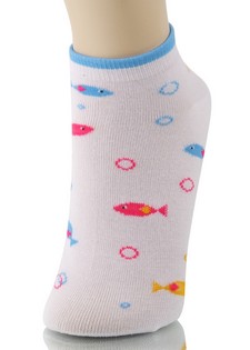 FISH AND CHICKS LOW CUT SOCKS style 3