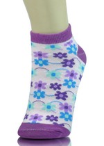 COLORFUL DAISIES LOW CUT SOCKS style 3