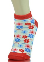 COLORFUL DAISIES LOW CUT SOCKS style 4