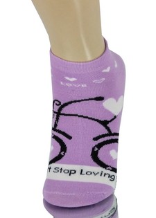 BICYCLE LOVE LOW CUT SOCKS style 2