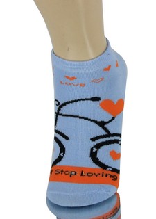 BICYCLE LOVE LOW CUT SOCKS style 4