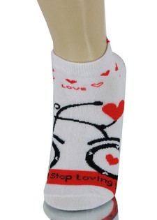 BICYCLE LOVE LOW CUT SOCKS style 6