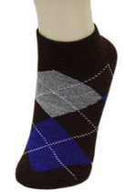 ARGYLE PRINT LOW CUT SPANDEX SOCKS style 3
