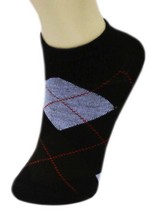 ARGYLE PRINT LOW CUT SPANDEX SOCKS style 4