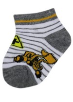 BULLDOZER CONSTRUCTION NO SHOW BOYS SOCKS style 4