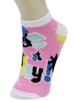 KIDS AT PLAY GRAFFITI LOW CUT SOCKS style 4