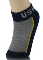 USA PIN STRIPE LOW CUT SOCKS style 3