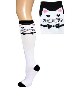 Single Pair Pack Fashion Design Knee High Socks style 4