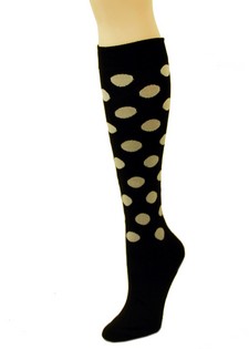 SPOTTED KNEE HIGH SOCKS style 5