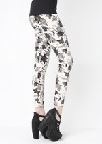 STELLA ELYSE DIGITAL HOUNDSTOOTH PRINTED LIQUID LEGGINGS style 2
