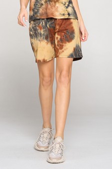 Women's Tie Dye Print Relaxed Shorts - TOP: TP2260 style 4