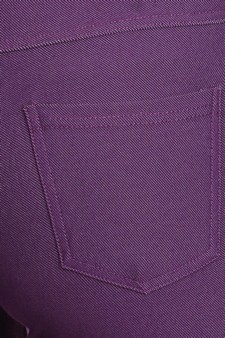 Women's Classic Solid Skinny Jeggings style 5