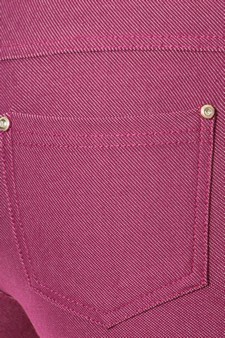 Women's Cotton-Blend 5-Pocket Skinny Capri Jeggings style 5