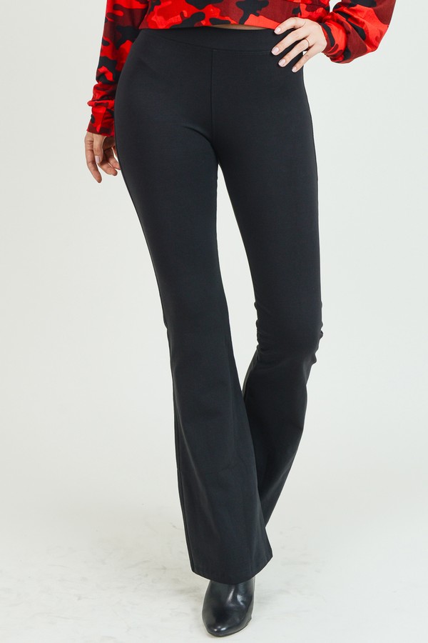 cotton flare leggings