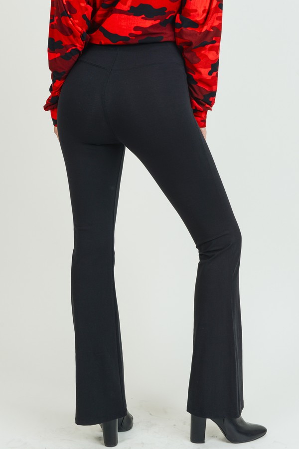 cotton flare leggings