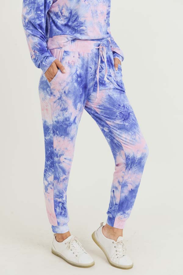 tie dye womens joggers