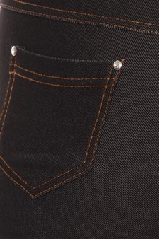 Women's Cotton-Blend 5-Pocket Skinny Jeggings - Plus style 5