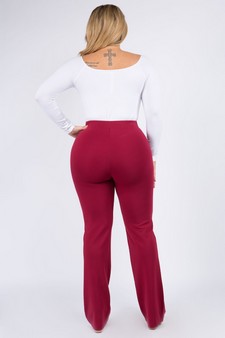 Women's High-Rise Flare Bootcut Pants style 3
