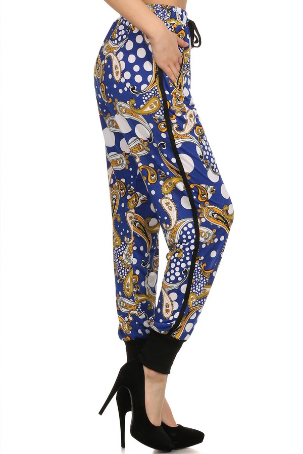 printed joggers