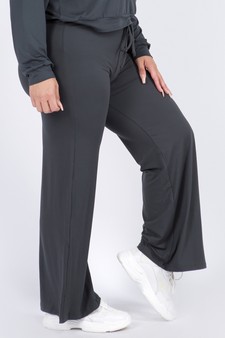 Women’s Drawstring Wide-Leg Lounge Pants - TOP: style 2