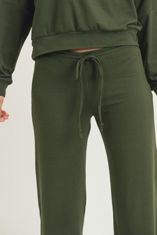 Women’s Drawstring Wide-Leg Lounge Pants - TOP: TP2063 style 6