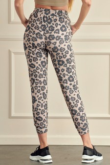 Women’s We Love Leopard Loungewear Joggers style 4