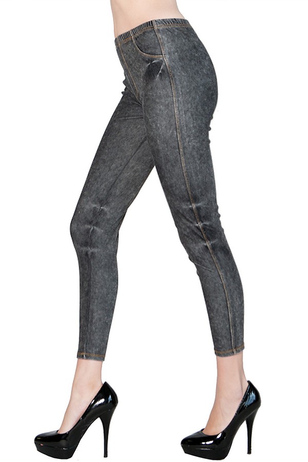 distressed jeggings