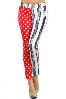 LADY'S American Flag JEGGING style 2