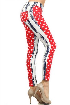 LADY'S American Flag JEGGING style 3