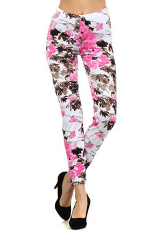 Women's Cherry Blossom Printed Leggings style 2