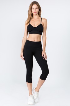 Women's High Rise Cinched Ankle Activewear Set style 2