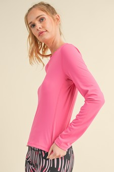 Women's Buttery Soft Long Sleeve Performance Top style 2