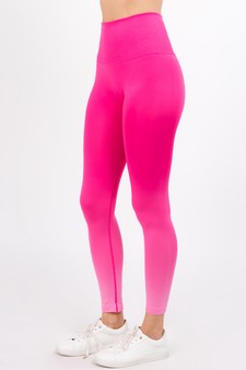 ***NY ONLY - Women's Dip Dye High Rise Active Wear Leggings style 2