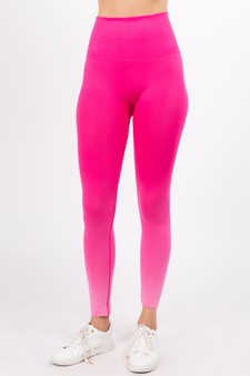 ***NY ONLY - Women's Dip Dye High Rise Active Wear Leggings style 3
