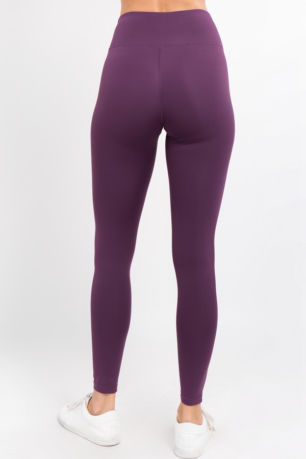 Women's Active Wear Leggings w/ Hidden Waistband Pocket - Wholesale - Yelete.com