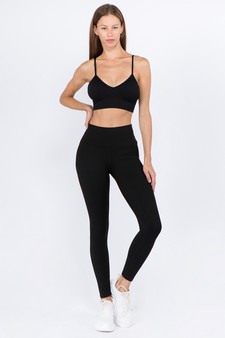 Women's Buttery Soft Activewear Leggings (Large only) style 4