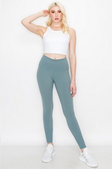 Women's Buttery Soft Activewear Leggings (Medium only) style 4