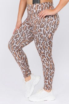 Women's Leopard Activewear Leggings - Bra: ACT645P (XL ony) style 2